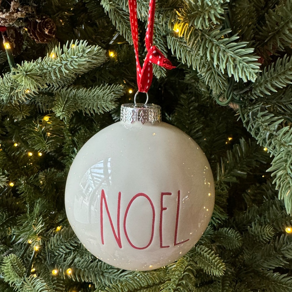 RAE DUNN “NOEL” Christmas Ornament